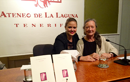 Presentación del libro de poemas Almario (Ediciones La Palma, 2015) en el Ateneo de La Laguna 2015