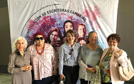 Presentación del proyecto Constelación de Escritoras Canarias. 2018